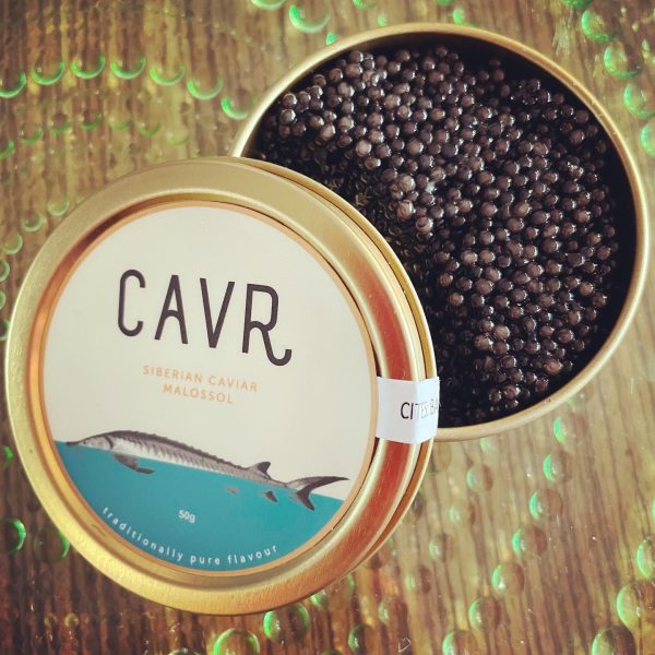 Sibīrijas stores ikri CAVR mazsālīti 2,6%, 250gr