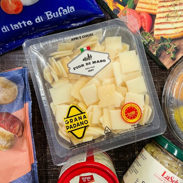 Siers Grana Padano šķēlītēs FIOR DI MASO, 32%, 200gr