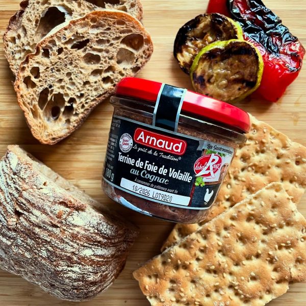 Terīne vistas aknu ar konjaku Label Rouge Arnaud, 180gr