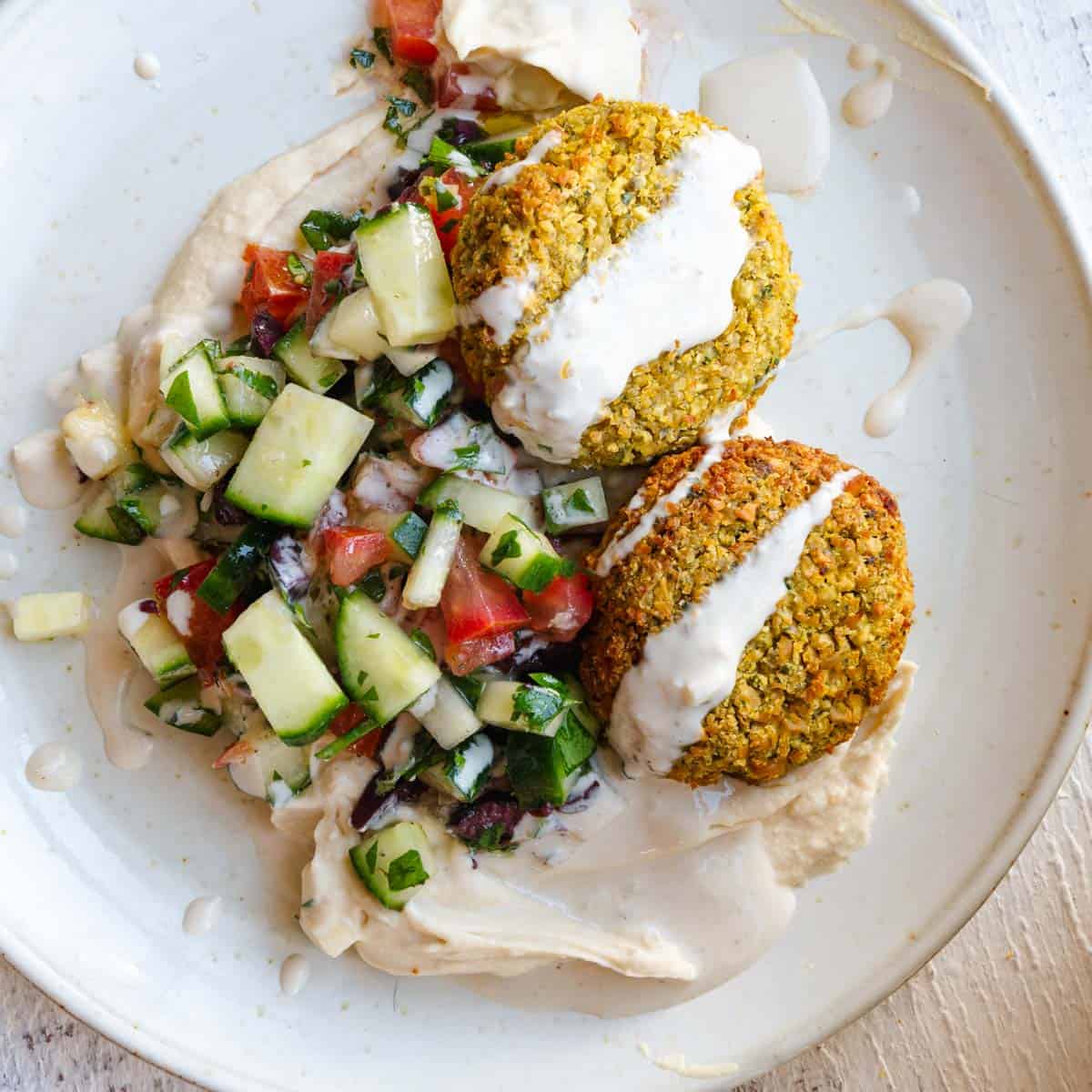 veggie garlic falafel-sauce-recipe-featured