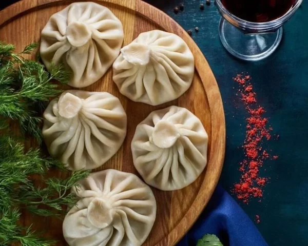 Hinkaļi ar Kamčatkas karaliskā krabja gaļu, saldēti, 500 gr