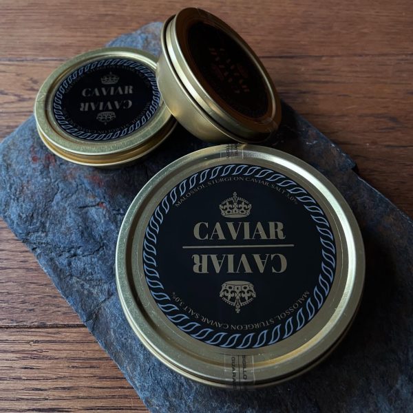 Melnie stores ikri Black Gold Selection 100g, pasterizēti