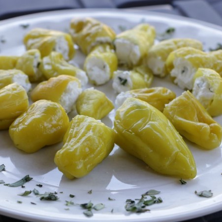 Peperoni cheese Herbed-Goat-Cheese-Stuffed-Peperoncini