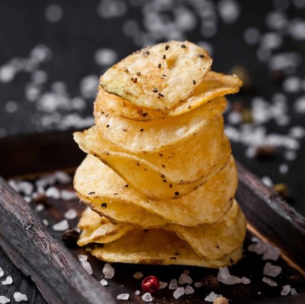 Čipsi kartupeļu ar citronu un melno piparu garšu Sarriegui, 125gr