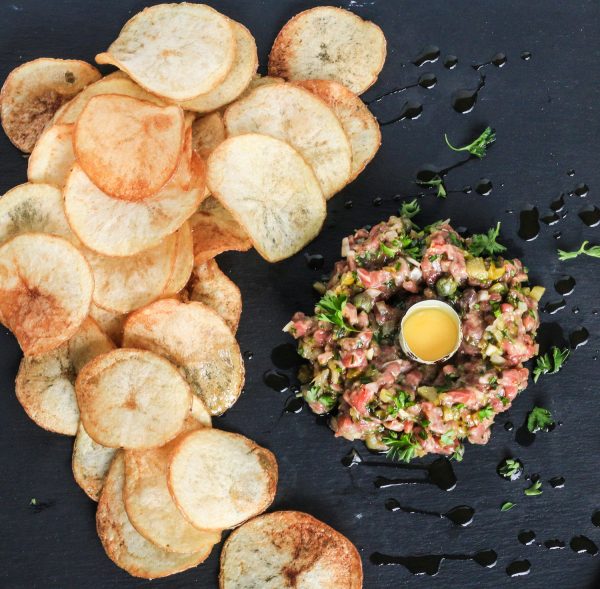 Čipsi kartupeļu ar grilēta steika garšu Sarriegui, 125gr