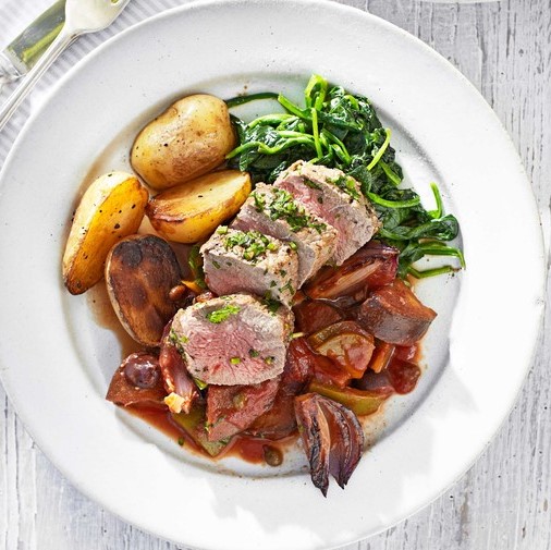 Silver Fern Farms lamb-tenderloin herby-lamb-caponata-b26ebc3