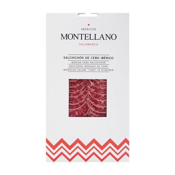 Montellano Salchichon de cebo Iberico vītinata gaļa, 100g