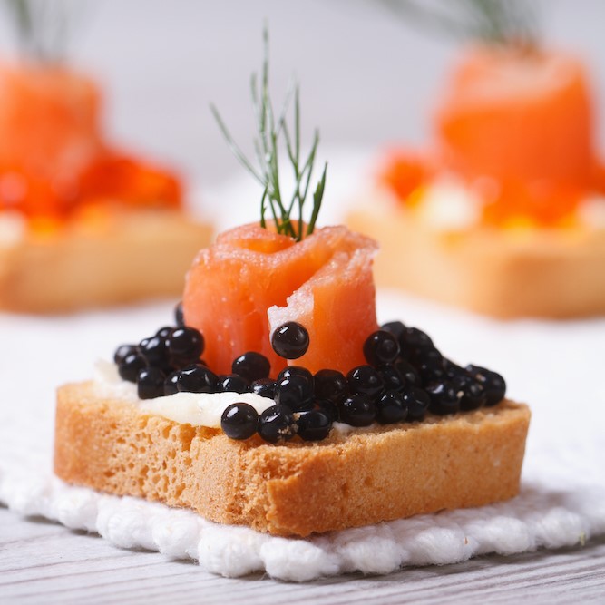 balsamic pearls salmon