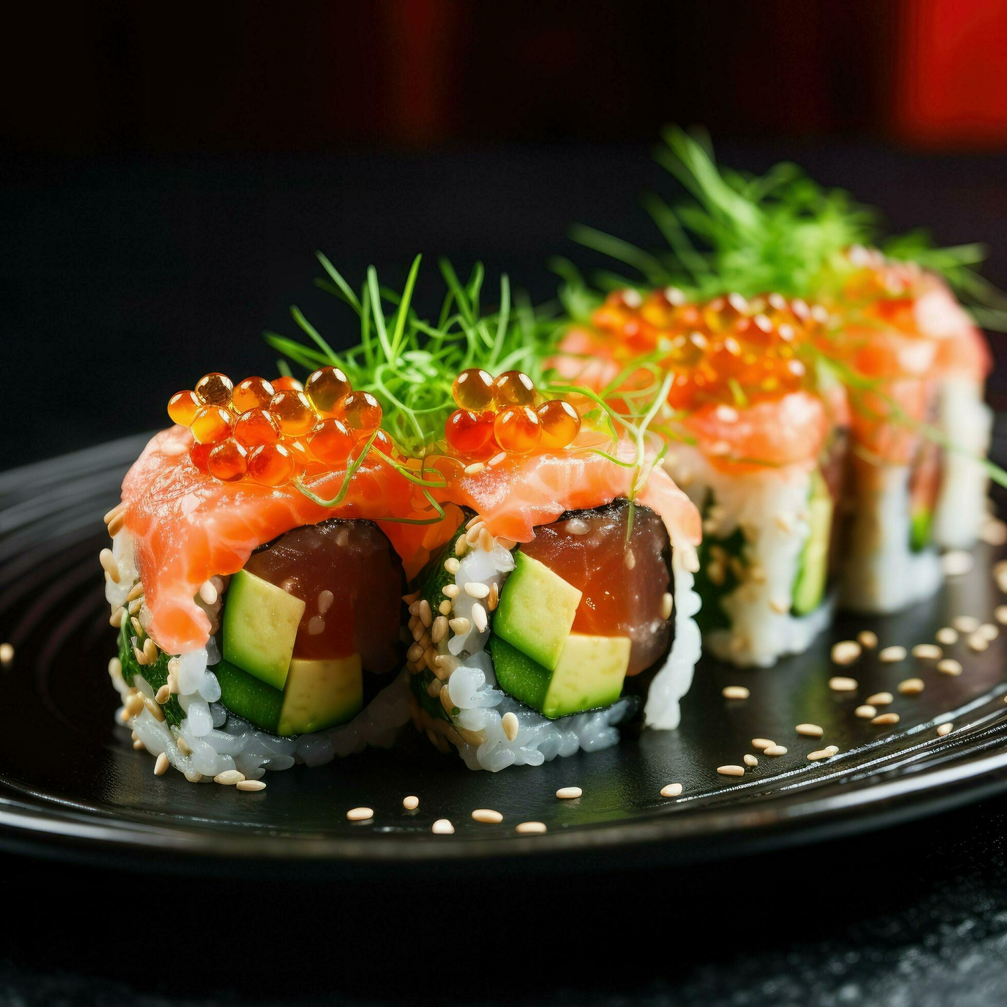 perle al peperoncino sushi-rolls-with-salmon