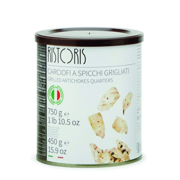 Artišoki grilēti, griezti eļļā RISTORIS, 750 g