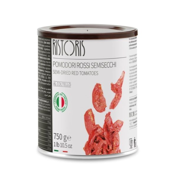 RISTORIS tomāti pusžāvēti sarkani eļļā, 750g