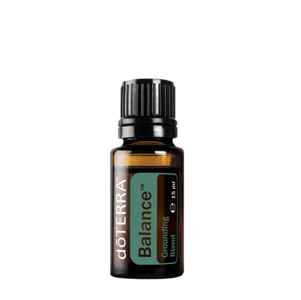 Balance zemējošais ēterisko eļļu DoTerra maisījums mieram un relaksācijai, 15ml